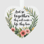 彼らが愛するハンズライフを保持 オーナメント (正面)