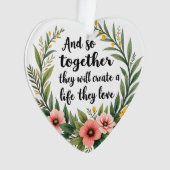 彼らが愛するハンズライフを保持 オーナメント (正面)