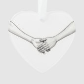 彼らが愛するハンズライフを保持 オーナメント (裏面)