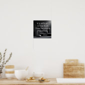 彼らが戻すチェーン – ヴォルテール引用文 ポスター (キッチン)