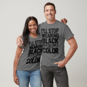 彼らが暗ストップいCoを作る時は私は黒を着る Tシャツ (ユニセックス)