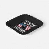 彼らが殺そうとしている保男に投票する ペーパープレート (傾斜あり)