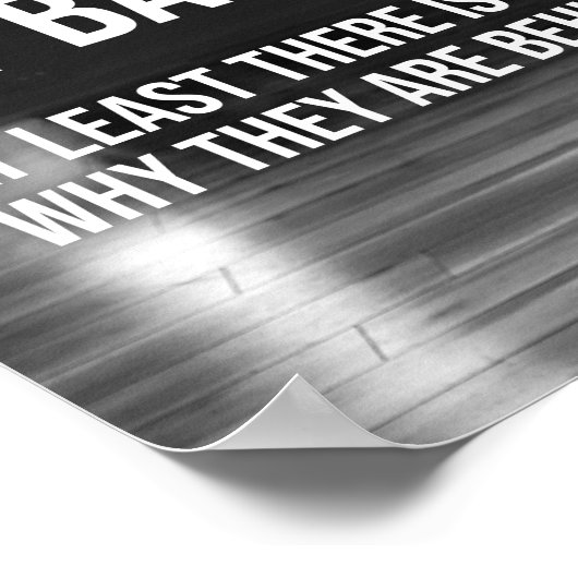 彼らが私の背中の後ろで話しているのを聞く – フィットネス ポスター (角)