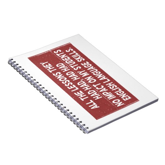 彼らが経験した全ての教訓は全く影響しなかった ノートブック (右側)