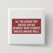 彼らが経験した全ての教訓は全く影響しなかった 缶バッジ (正面)