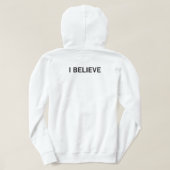 彼らが見たものは – 私は信じエイリアンに出会 パーカ (デザイン裏面)