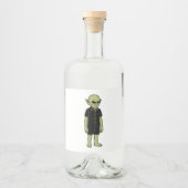 彼らが見たものは – 私は信じエイリアンに出会 リキュールボトルラベル (正面)