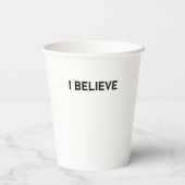 彼らが見たものは – 私は信じエイリアンに出会 紙コップ (裏面)