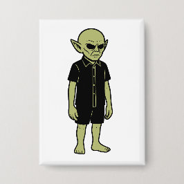 彼らが見たものは – 私は信じエイリアンに出会 缶バッジ