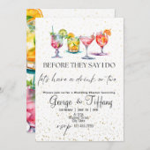 彼らが言う前にウェディングシャワー 招待状 (正面/裏面)