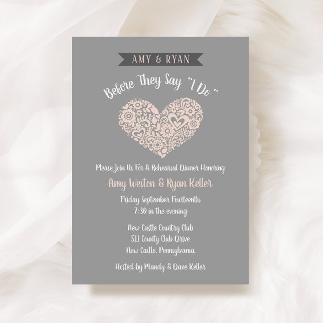 彼らが言う前に私は赤面ハートリハーサルディナー (クリエイターアップロード済み)