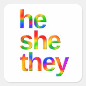 彼らが言う言葉は スクエアシール (正面)