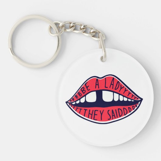 彼らが言った女性である キーホルダー (正面)