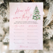 彼らが赤ちゃんシャワーをゲームしていたクリスマスに弓 招待状