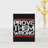 彼らが間違ったことわざであることを感動的証明すやる気を起こさせるる カード (黄色い花)