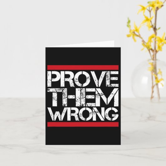 彼らが間違ったことわざであることを感動的証明すやる気を起こさせるる カード (黄色い花)