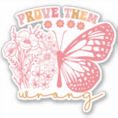 彼らが間違っていることを証明する シール (正面)