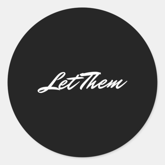 彼らに最高のアドバイス ラウンドシール (正面)