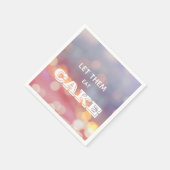 彼らに気を食べ許せ スタンダードカクテルナプキン (角)