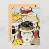 彼らに衣服ケーキはがき ポストカード (正面/裏面)