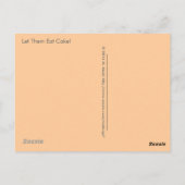 彼らに衣服ケーキはがき ポストカード (裏面)