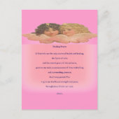 彼らのための癒しの祈りの言葉 ポストカード (正面)