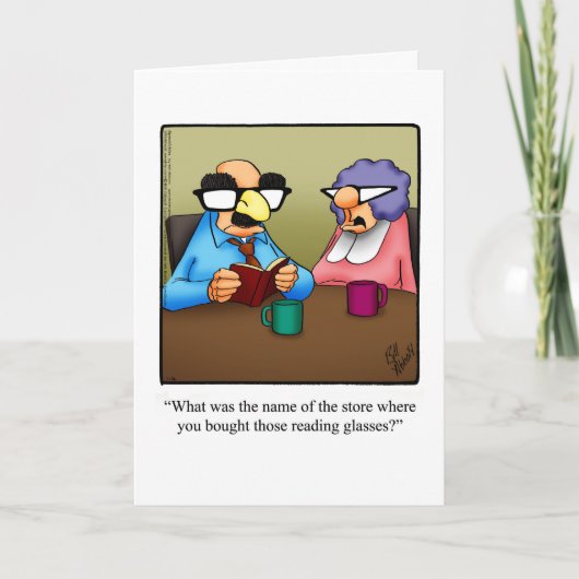 彼らのための面白い記念日カード カード (正面)