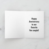 彼らのための面白い記念日カード "Spectickles" カード (内部)