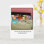 彼らのための面白い記念日グリーティングカード カード (黄色い花)