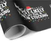 彼らのストッキング・クリスマで石炭を得る可能性が最も高い ラッピングペーパー (ロールコーナー)