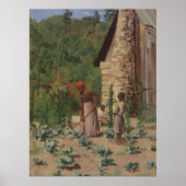 彼らの住み方はT.アンシュツヴィンテージ絵画 ポスター (正面)