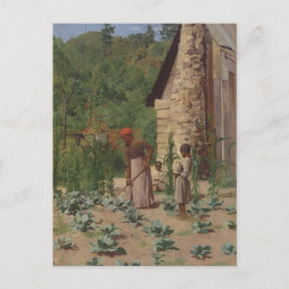 彼らの住み方はT.アンシュツヴィンテージ絵画 ポストカード