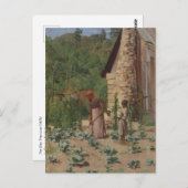 彼らの住み方はT.アンシュツヴィンテージ絵画 ポストカード (正面/裏面)