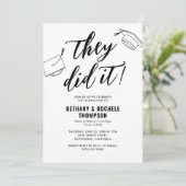 彼らの共同卒業パーティー 招待状 (スタンド正面)