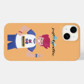 彼らの名前を言う男性のグラフィックデザイン Case-Mate iPhoneケース (裏面 (横))