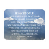 彼らの地もしを癒し、わたしの民よ、2歴代記7:14 マグネット (横)