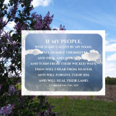 彼らの地もしを癒し、わたしの民よ、2歴代記7:14 マグネット