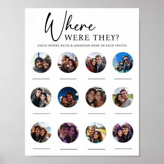 彼らの婚約ゲー結婚ム12の写真はどこにあったか ポスター (正面)