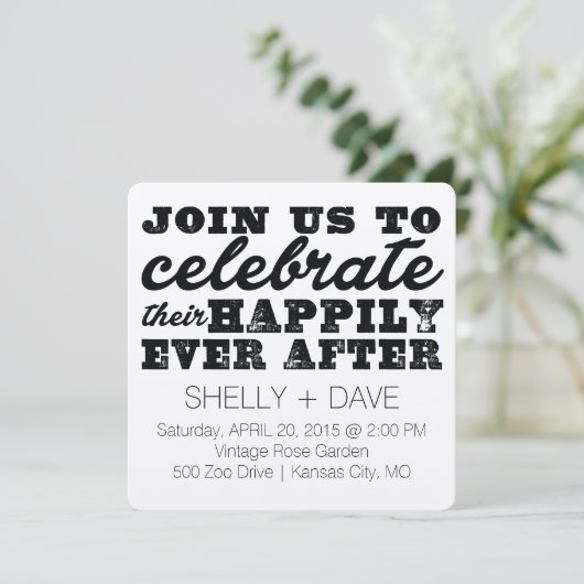 彼らの幸せな結婚式招待状 招待状 (スタンド正面)