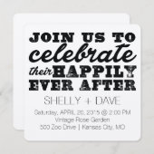 彼らの幸せな結婚式招待状 招待状 (正面/裏面)