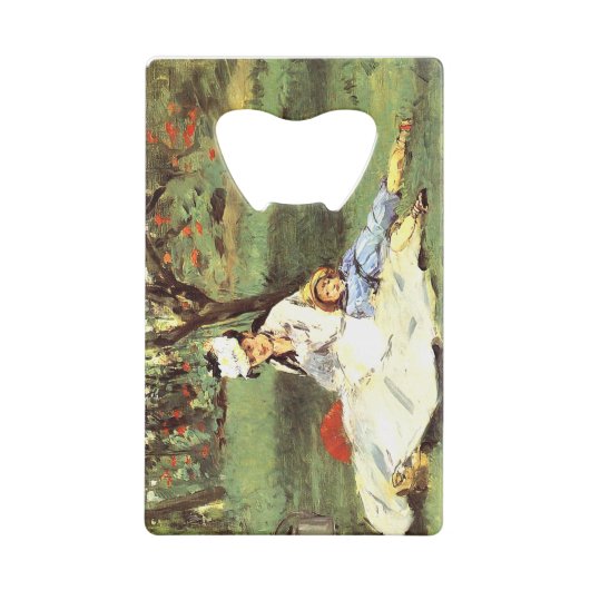 彼らの庭のモネ家エドアードマネ クレジットカード栓抜き (裏面)