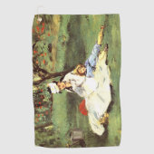 彼らの庭のモネ家エドアードマネ ゴルフタオル (正面)
