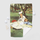 彼らの庭のモネ家エドアードマネ ゴルフタオル (インサイチュ)