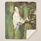 彼らの庭のモネ家エドアードマネ シェルパブランケット (正面)