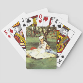 彼らの庭のモネ家エドアードマネ トランプ