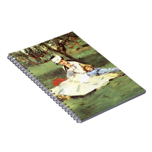 彼らの庭のモネ家エドアードマネ ノートブック (右側)