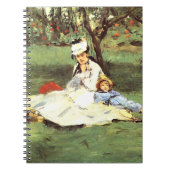 彼らの庭のモネ家エドアードマネ ノートブック (正面)
