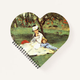 彼らの庭のモネ家エドアードマネ ノートブック