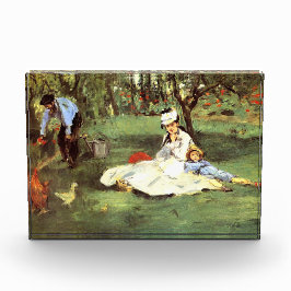 彼らの庭のモネ家エドアードマネ フォトブロック