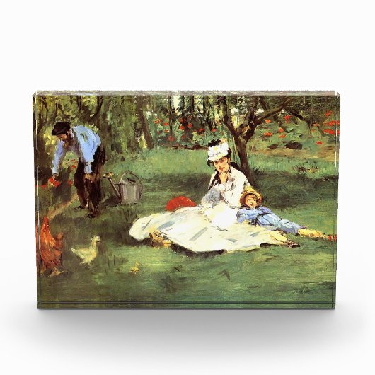 彼らの庭のモネ家エドアードマネ フォトブロック (正面)